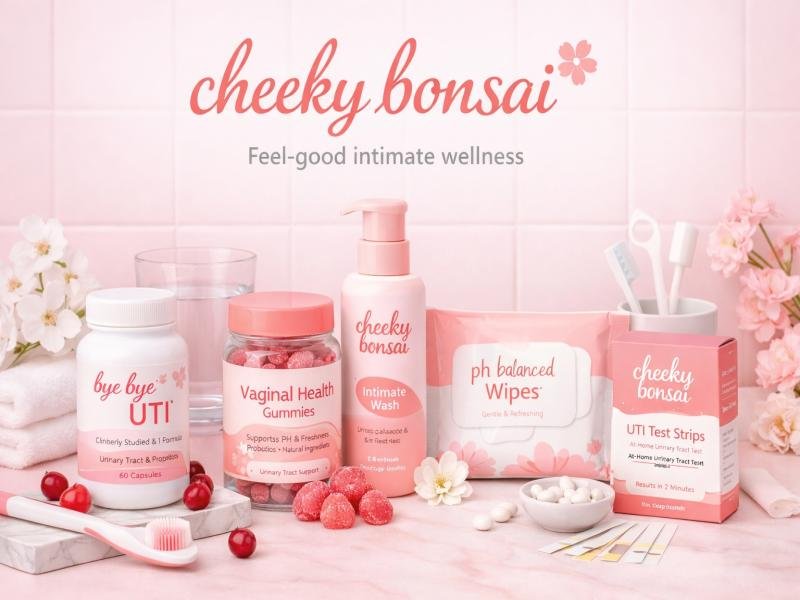 Cheeky Bonsai intimate health products vaginal care probiotics urinary health supplements natural feminine wellness